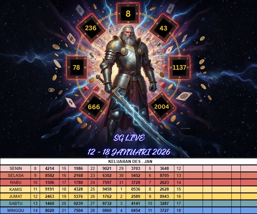 SG LIVE 12 - 18 JANUARI 2026